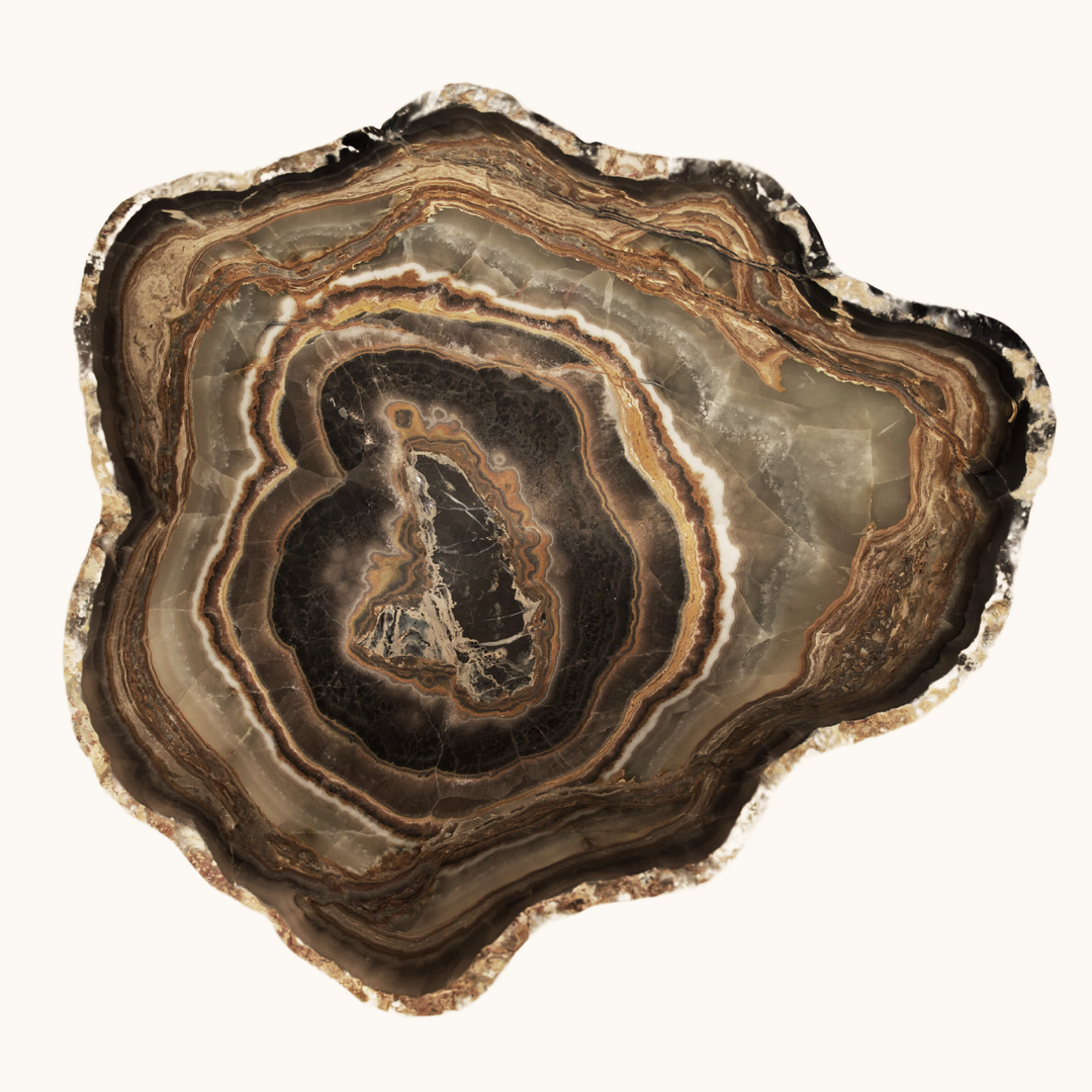 Hand Carved Desert Onyx Bowl